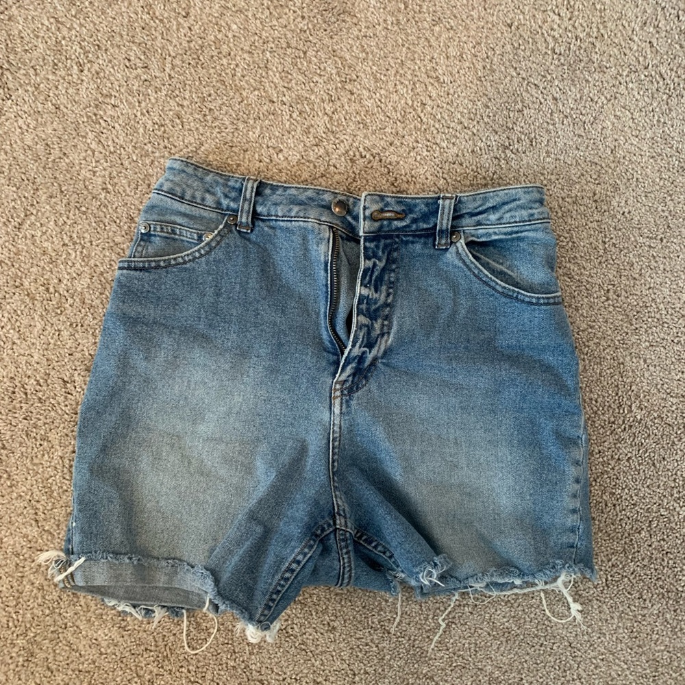 Jean shorts ripped